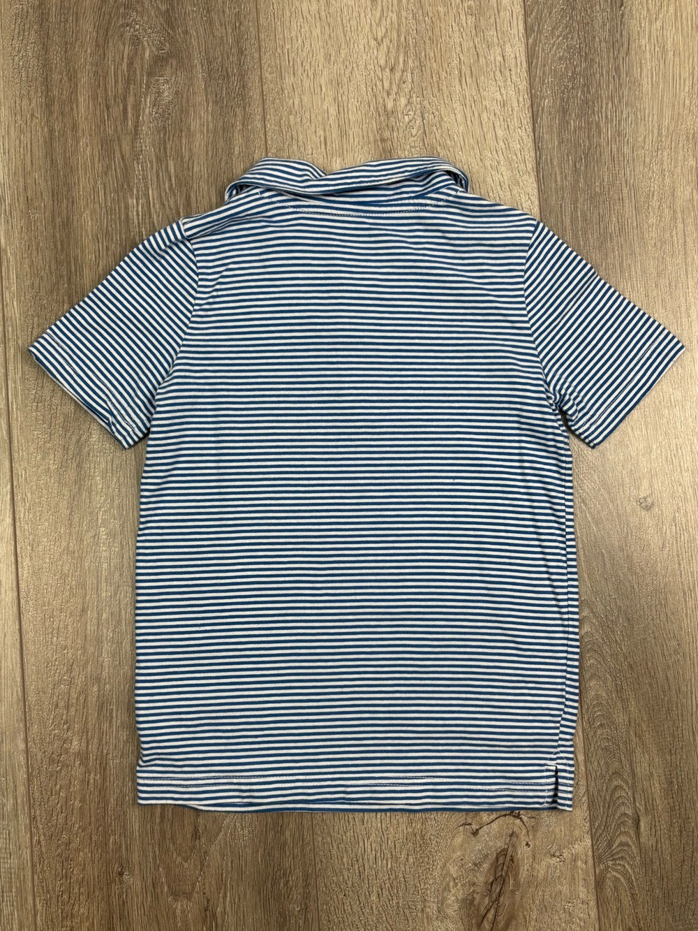 Carter’s Striped Polo Shirt Size 6 Blue White Stripes - Picture 3 of 8
